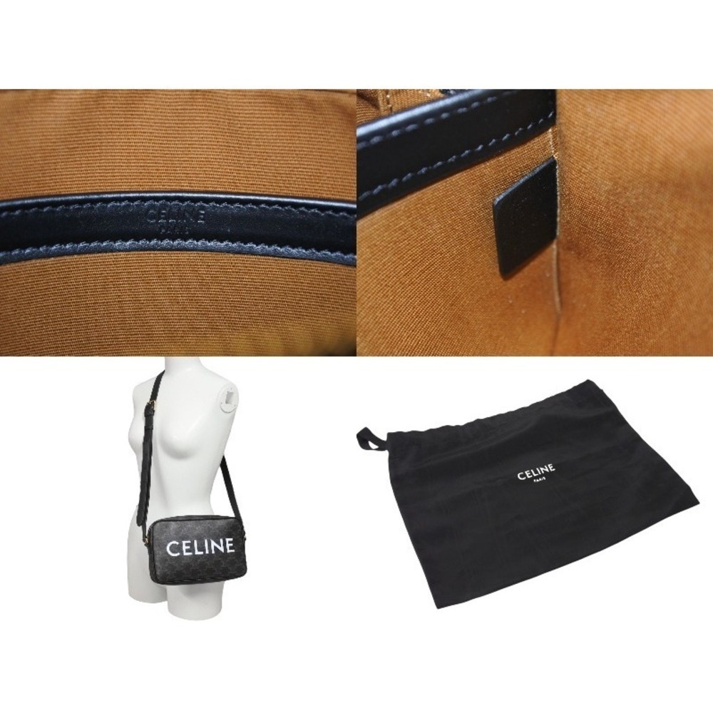 Celine Leather Triomphe Messenger Shoulder Bag - Picture 9 of 9